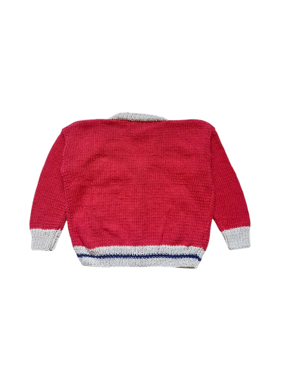 Golf Cardigan Red